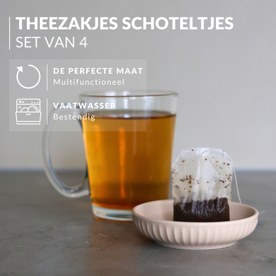 Theezakjes Schoteltjes