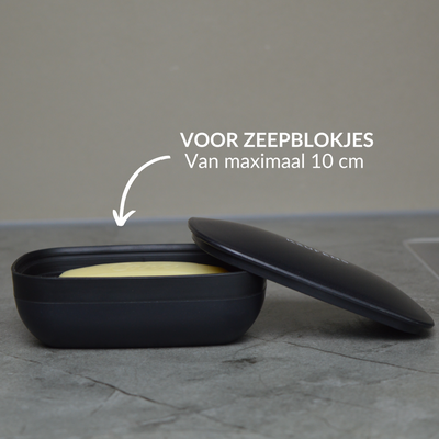 Sfeerfoto2_Zeepdoosje_Zeepbakje keuken_Zeepbak zwart